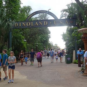 Entrance to Dinoland U.S.A. at Disney's Animal Kingdom (2014)