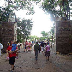 Entrance to Africa at Disney's Animal Kingdom (2014)