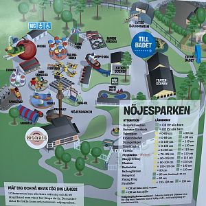 Map of Amusement Park