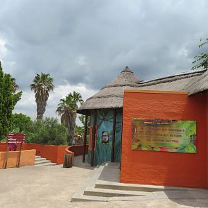 View after leaving the Entrance Building