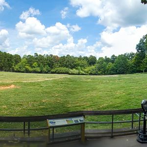Aug. 2022 - North America: Prairie - 9 Acre Bison/Elk Exhibit Panorama
