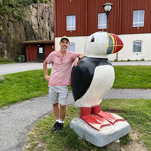 Me and my puffin buddy