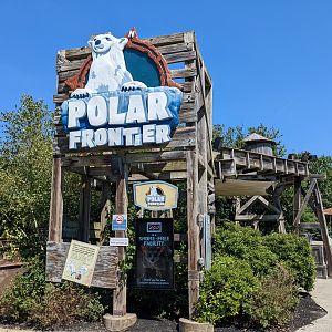 Polar Frontier entrance sign