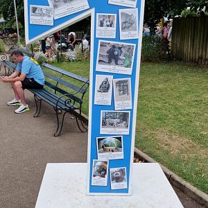 Zoo history display