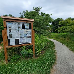 Audubon RI - Trail info board