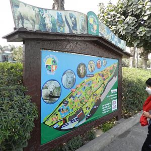 Zoo map - Parque Zoológico Huachipa