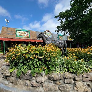Lupa Zoo - Horse statue