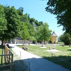 Path towards entrance