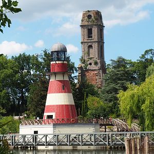 Cambron Lighthouse and Old abbey tower, 2022-06-28