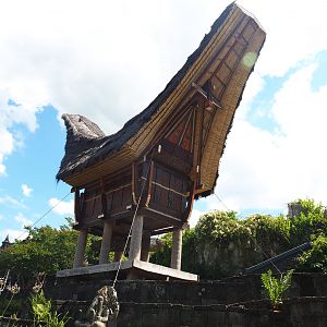 Tana Toraja rice barn theming in The Kingdom of Ganesha, 2022-06-28
