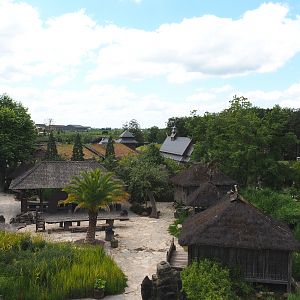 Timorese village seen from the top of the Flower Temple, 2022-06-28