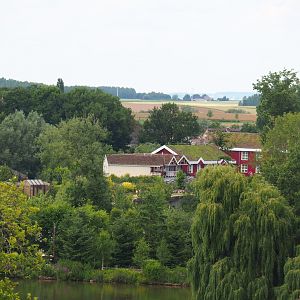 View towards The Last Frontier from the top of the Flower Temple, 2022-06-28