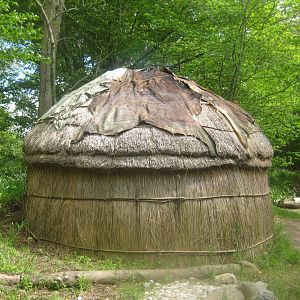 Sagnlandet Lejre - "Ertebølle" Stone Age hut