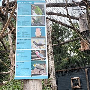 Australian Aviary Signage