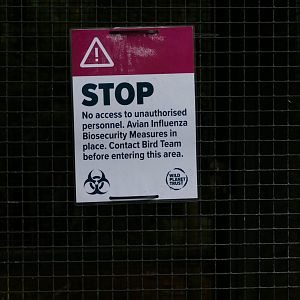 Sign around the zoo, 14 September 2022