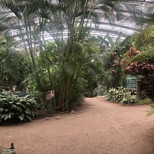 Entrance to the tropical hall