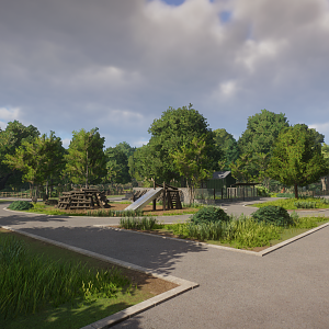 General View of Wild Americas (Planet Zoo)