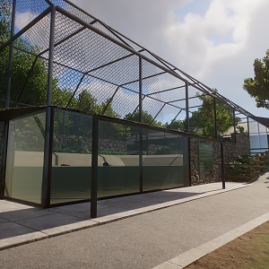 Jaguar Enclosure Underwater Viewing Area (Planet Zoo)