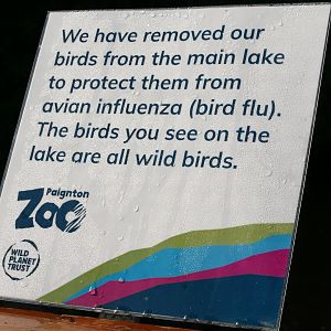 Sign by Pelican Lake, September 2022