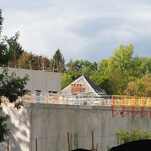 Construction of pumping station near the resort parking lot, 2022-09-15
