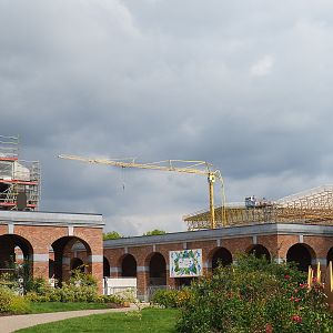 Bird conservation breeding center and New entrance and Sanctuary greenhouse construction sites, 2022-09-15
