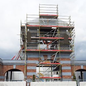 New entrance construction site, 2022-09-15