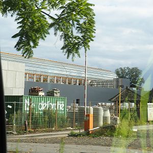 New entrance construction site, 2022-09-15