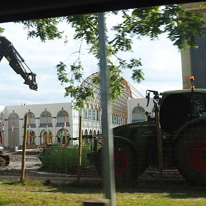 New entrance construction site, 2022-09-15