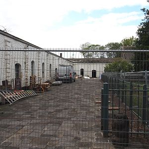 Renovation of shop and office buildings surrounding petting zoo/farm area, 2022-09-15