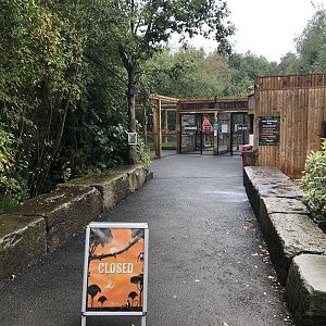 Entrance to Lemur Lookout at Ponderosa Zoo (October 2022)