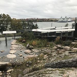 Eurasian otter enclosure