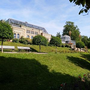 Moorish bathhouse and fern winter garden