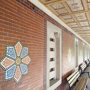 Moorish garden - "whispering" gallery