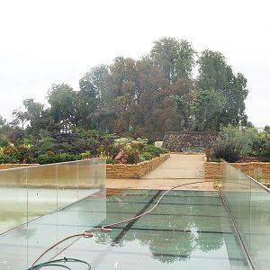 "Egg of the World" future entrance area and old abbey tower, 2022-09-14