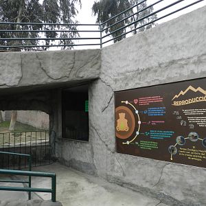 Spectacled bear complex (signage) - Parque Zoológico Huachipa