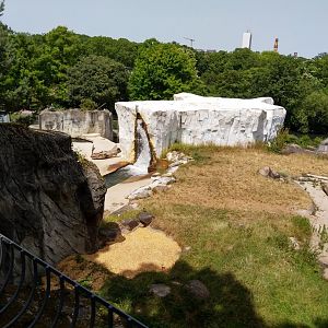 Polar bear enclosure