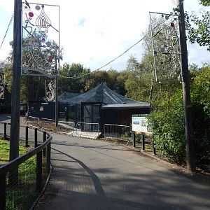 View towards Clouded leopard enclosure 200922