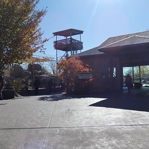 African Lion Viewing Shelter, The African Grasslands - Oct. 2022