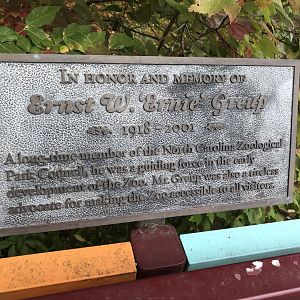 Plaque Memorial for Ernie Greup outside Africa Bridge