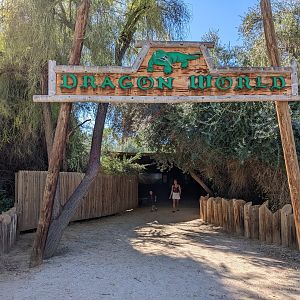 Dragon World -  entrance sign