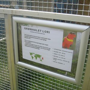 Dyrenes Verden - Signage example