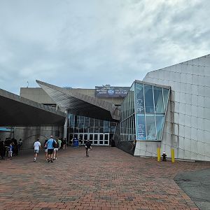 New England Aquarium - Front entrance, gift shop, etc