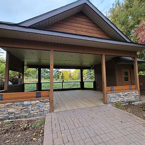 Ecomuseum Zoo - Arctic fox viewing area