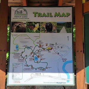 Squam Lakes NSC, 7/22 - Trail map
