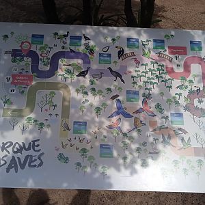Parque das Aves Map