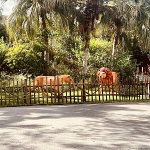 Not going to lie…I’ve seen better lion enclosures