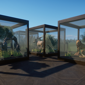 Planet Zoo - Museum Habitat Groups