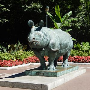 8/12/2022 - Indian Rhino Statue