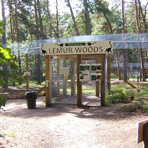 Entranance to Lemur enclosure