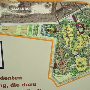 Detail-plan of the new zoopart Takamanda at osnabrück zoo at osnabrück zoo